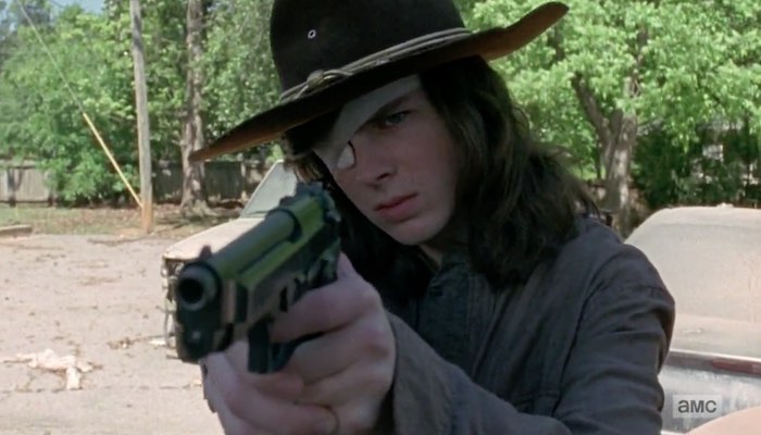 Premiere The Walking Dead - Carl